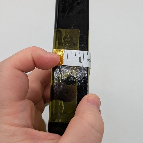 Vintage Blenko green square minimalist glass ashtray - Picture 8 of 8